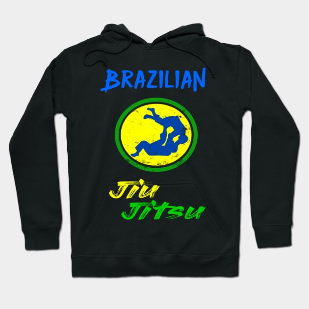 Brazilian Jiu Jitsu bjj grappling gift Hoodie by Lomitasu